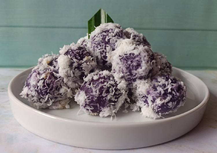 Siap Saji Klepon Ubi Ungu Sedap Nikmat