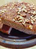 Torta húmeda de manzanas sin azúcar y sin harinas