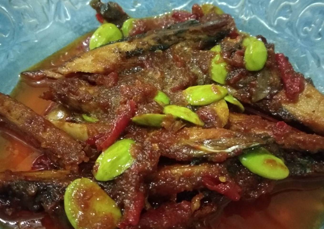 Balado Ikan Tongkol Pete