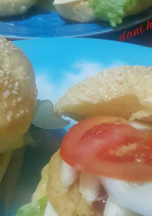 Foto resep Burger tempe