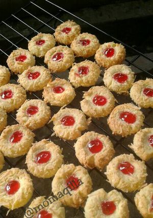 Foto resep Crunchy Thumbprint cookies