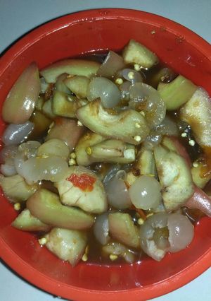 Foto resep Asinan klengkeng +jambu air