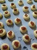 Pepas de membrillo y dulce de leche