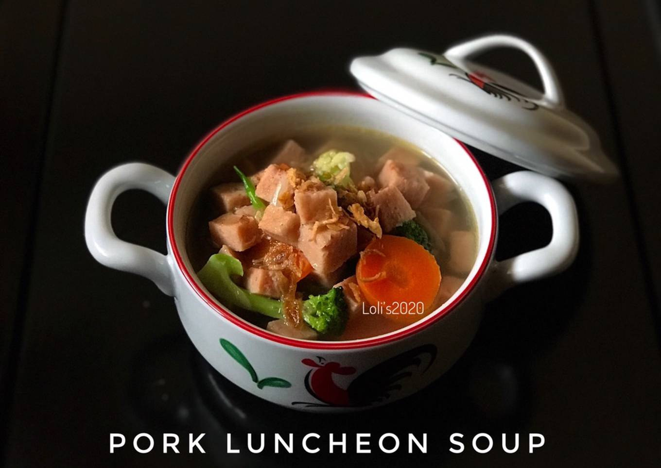 Pork Luncheon Soup (non halal)