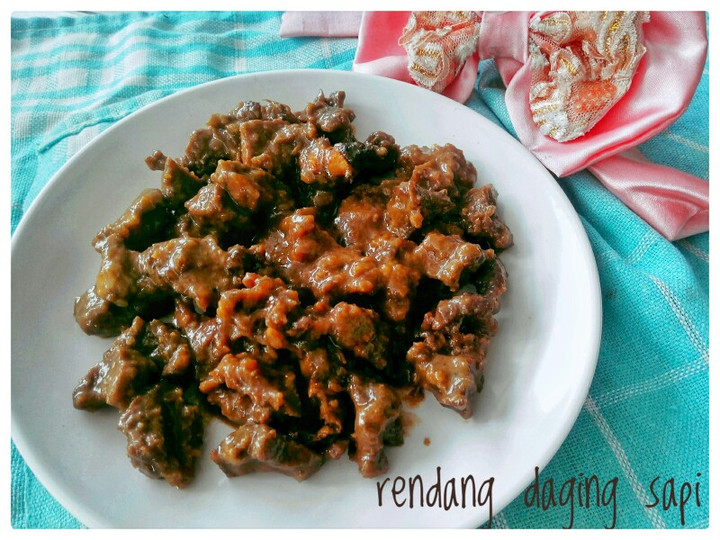 Ini dia! Bagaimana cara bikin Rendang daging sapi simpel dijamin enak