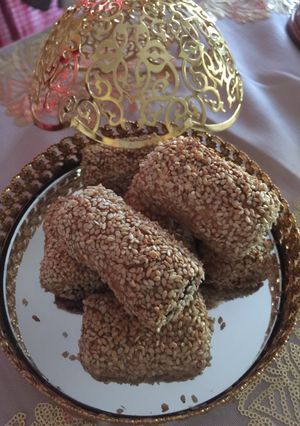 صورة لوصفة كعك أبو سمسم عراقي هش