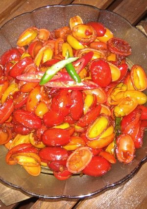 Foto resep Kulit Mlinjo Pedas Manis