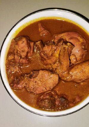 Foto resep Ayam Panggang Rebus Kecap Santan