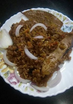 A picture of Mutton korma.