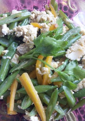 Foto resep Tumis buncis,wortel dan telur