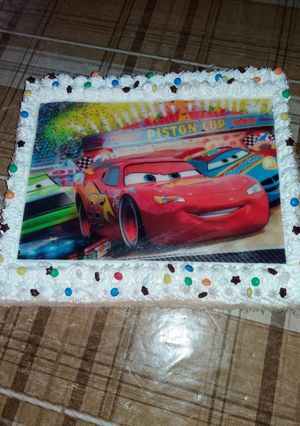 صورة لوصفة كيكة عيد ميلاد إبني