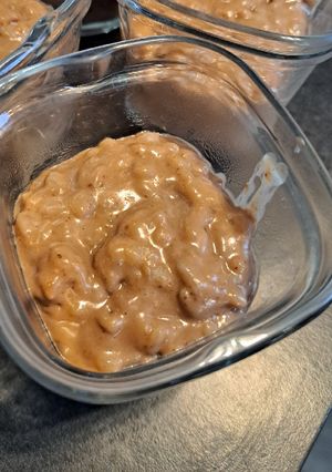 Une photo de Riz au lait de noisette