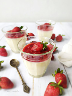 Foto resep Strawberry Panna Cotta