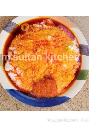A picture of Danmalele na tsakin shinkafa.
