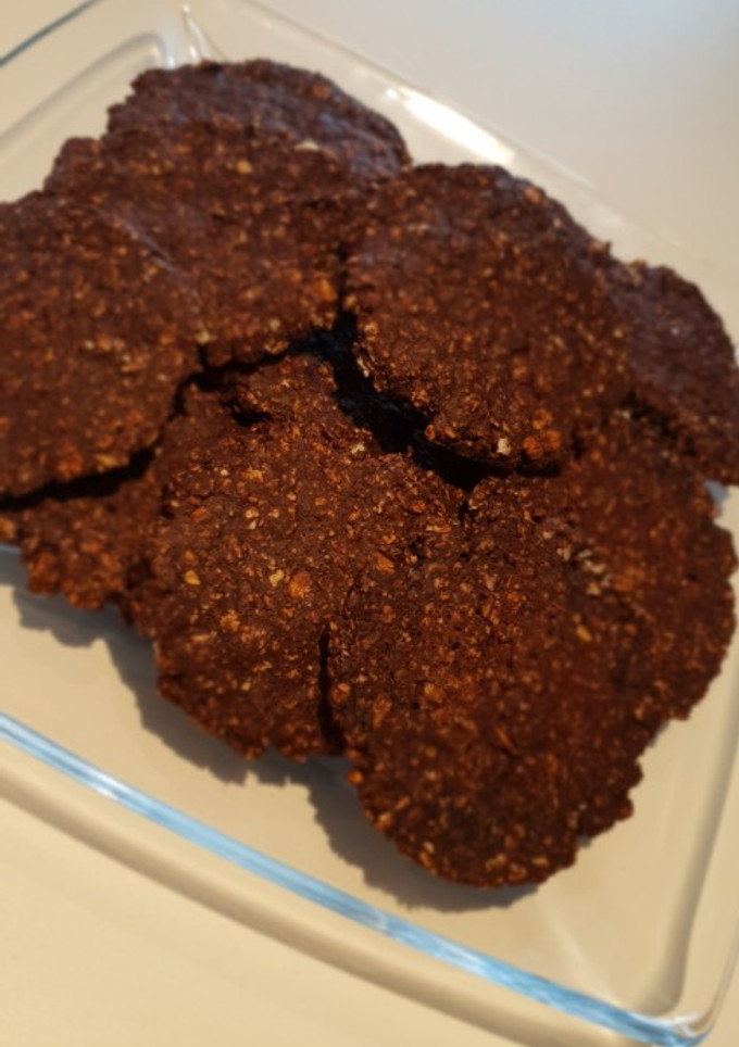 Una foto de Galletas de avena con chocolate
