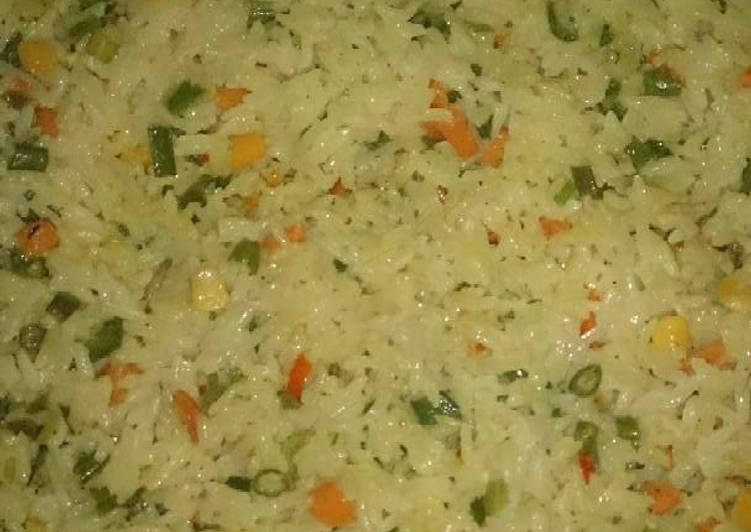 Coconut rice fried style
