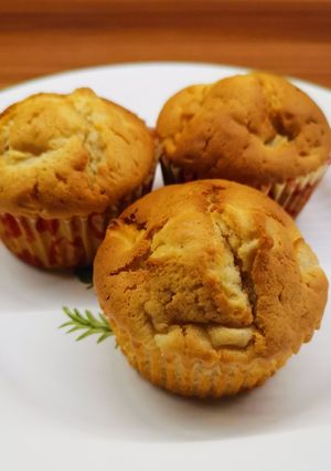 Almás muffin recept fotója