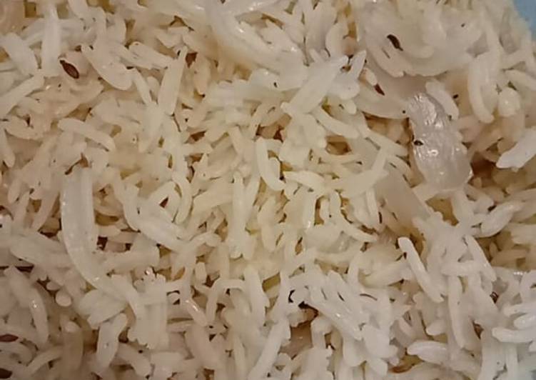 How to Spring at dinner Jeera onion Rice