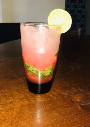 Una foto de Fresh watermelon