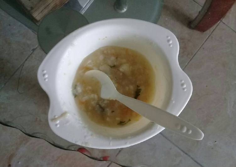 Cara Memasak Bubur kentang MPASI 9m yang Gurih