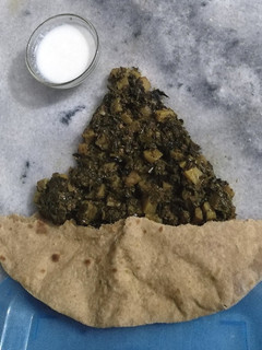 A picture of Aloo Methi💞.