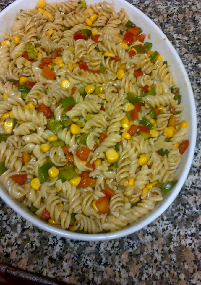 A picture of Macaroni salad.