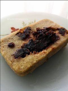 Una foto de Bizcochito de plátano en microondas
