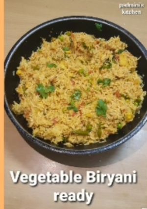 A picture of Veg Biryani.
