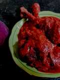 বীট চিকেন (beet chicken recipe in Bengali)