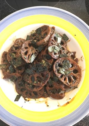 Foto resep Braised Lotus Root (Yeon-geun Jorim) 연 근 조림