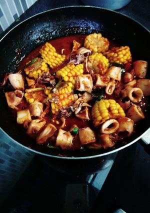 Foto resep Cumi saos padang