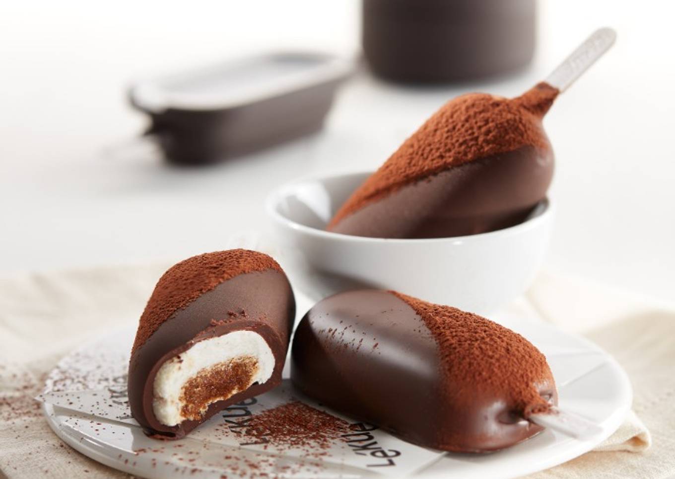 Helado cremoso de tiramisú |Moldes para helado cremoso - Lékué