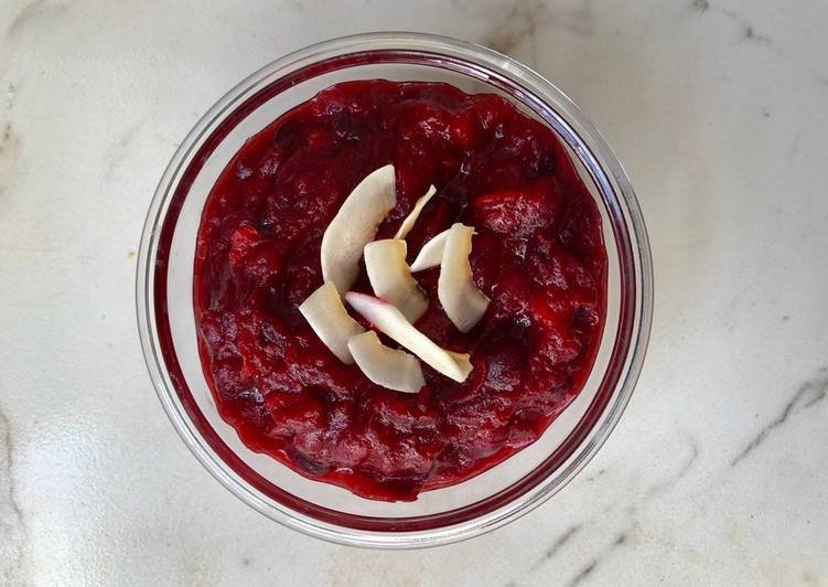 Easiest Way to Make Quick Orange Zest Cranberry Sauce #sugar-free #vegan