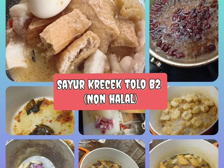 Cara Mudah Membuat Resep Sayur Krecek Tolo B2 (Non Halal) yang Enak Banget Anti Ribet, Sempurna