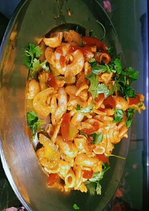 A picture of Masala Macaroni.