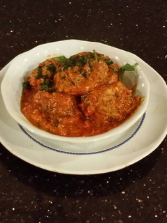 A picture of Beef and Sausage Meatballs.