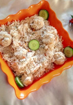 A picture of Moti Pulao.