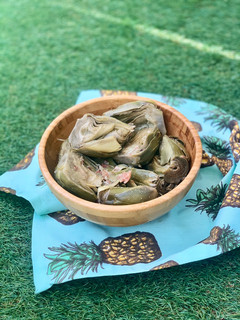 Una foto de Alcachofas con bacon con Thermomix