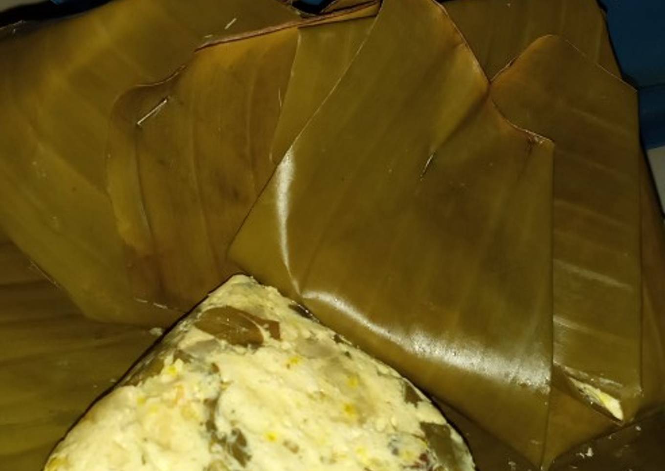 Pepes tahu krupuk