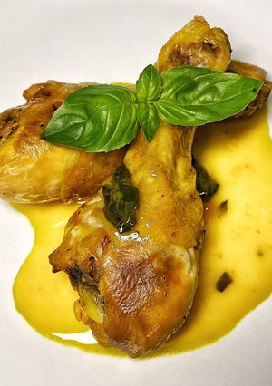 Hähnchen in Safran-Kokosmilch-Sauce Rezepthauptbild