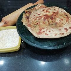 Karela Peels Paratha A picture of Karela Peels Paratha.