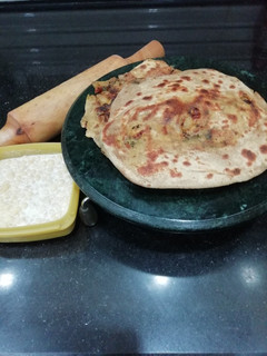 A picture of Karela Peels Paratha.