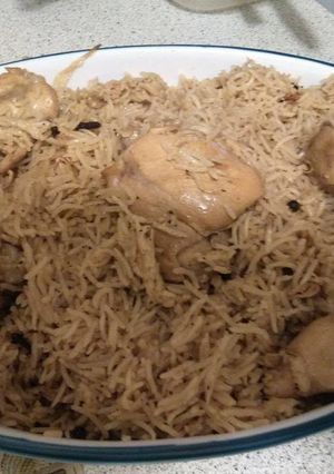 A picture of Sanadli Pulao.