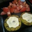 Hamburguesas de arroz yamaní y brócoli