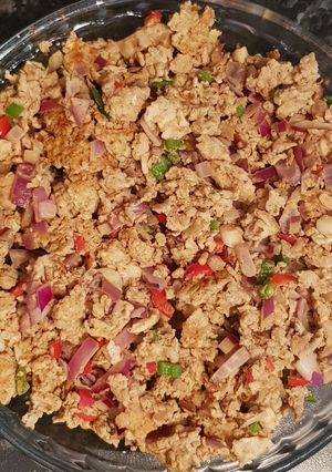 A picture of Onion Pepper Scrambled Egg.
