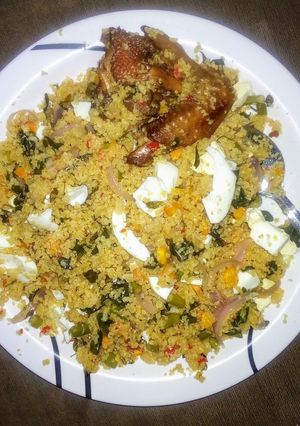 A picture of Dambun shinkafa.