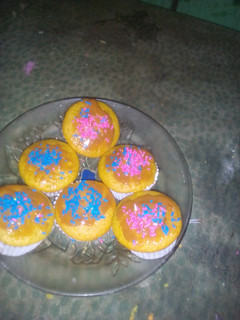 Una foto de Cupcakes de zanahoria con relleno