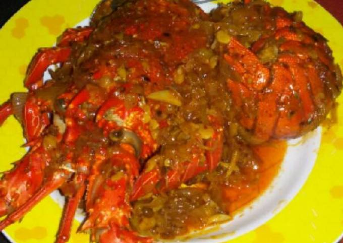 Lobster saus padang *day 27* foto resep utama