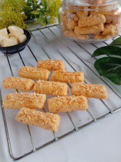 Foto resep Kastangel renyah (triple keju)