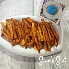 A picture of Raw Banana French Fries.